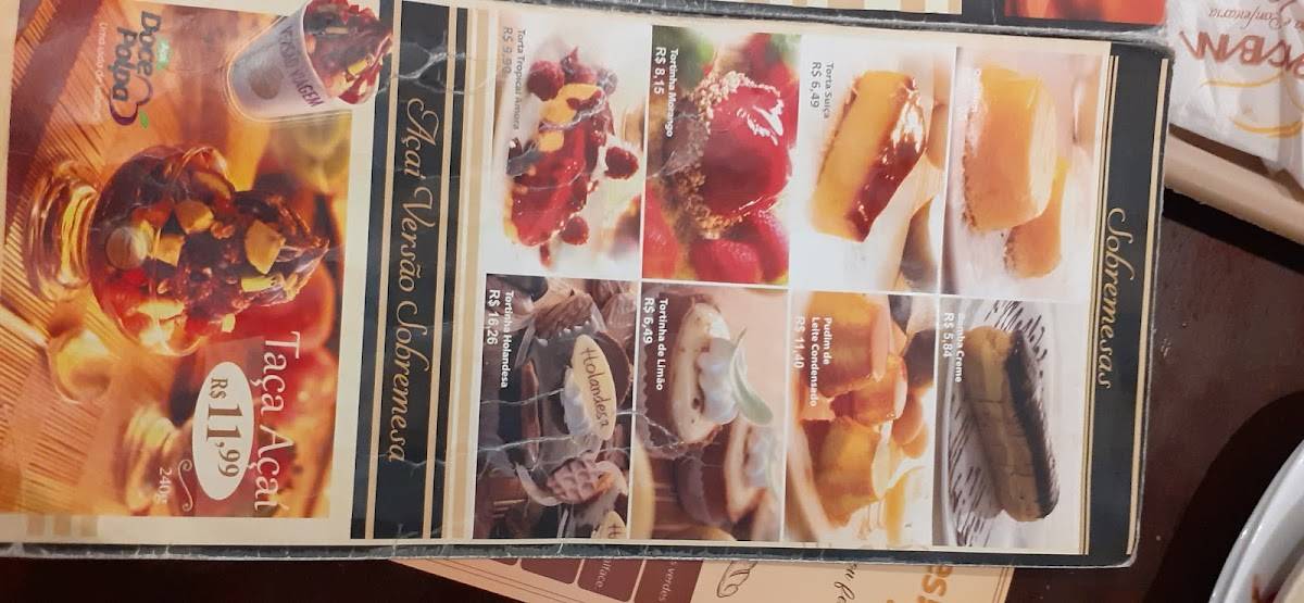 Padaria Copacabana cardápio