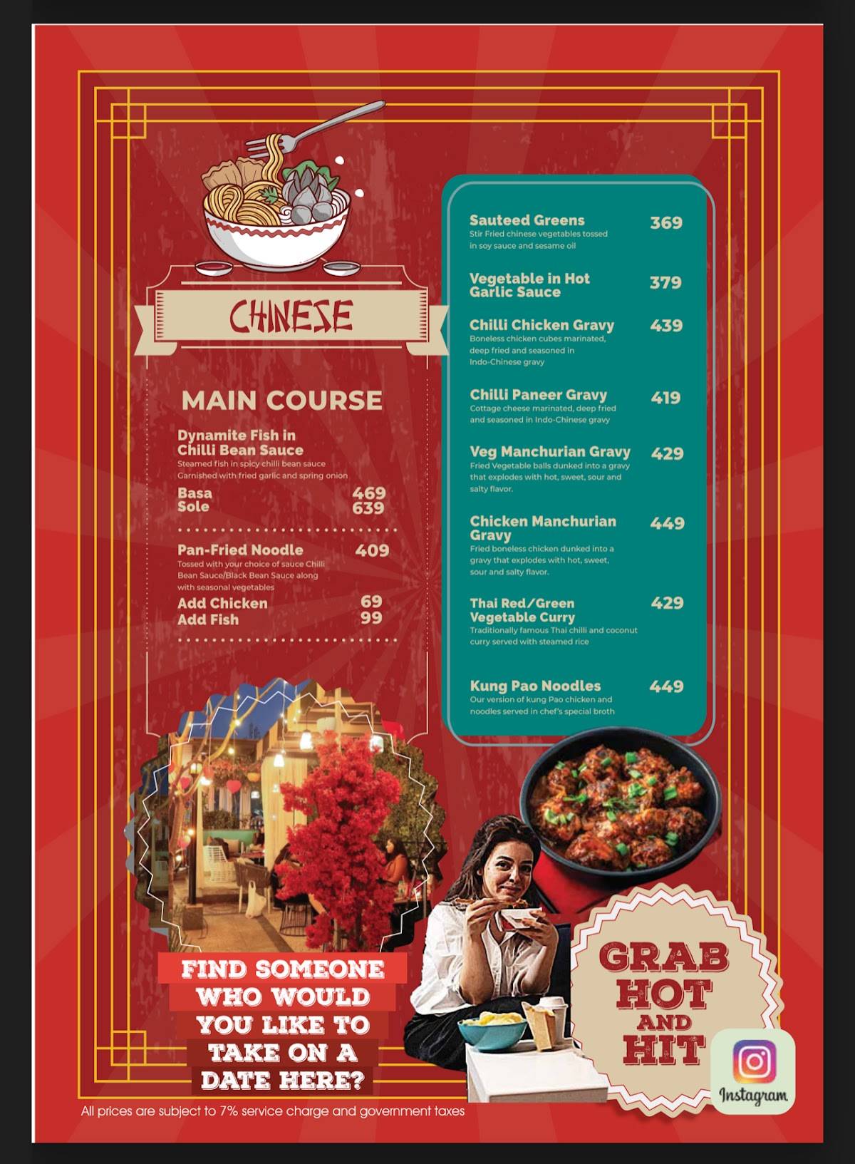Cafe Uncover menu