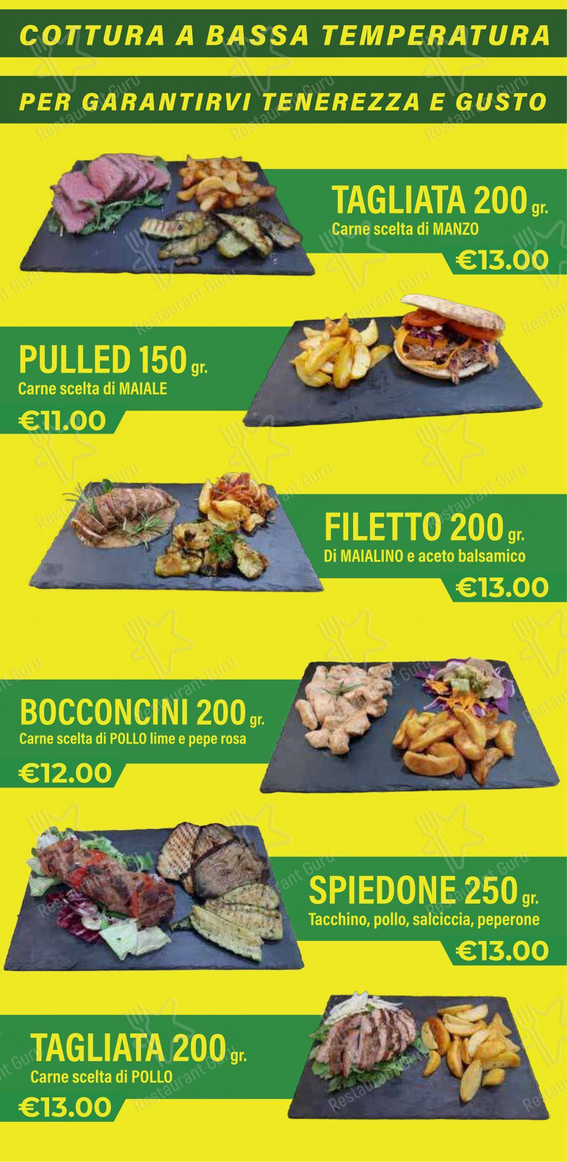 Основное меню per Cafè Vivaldi in Bergamo