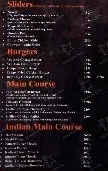 Cafe befikre menu