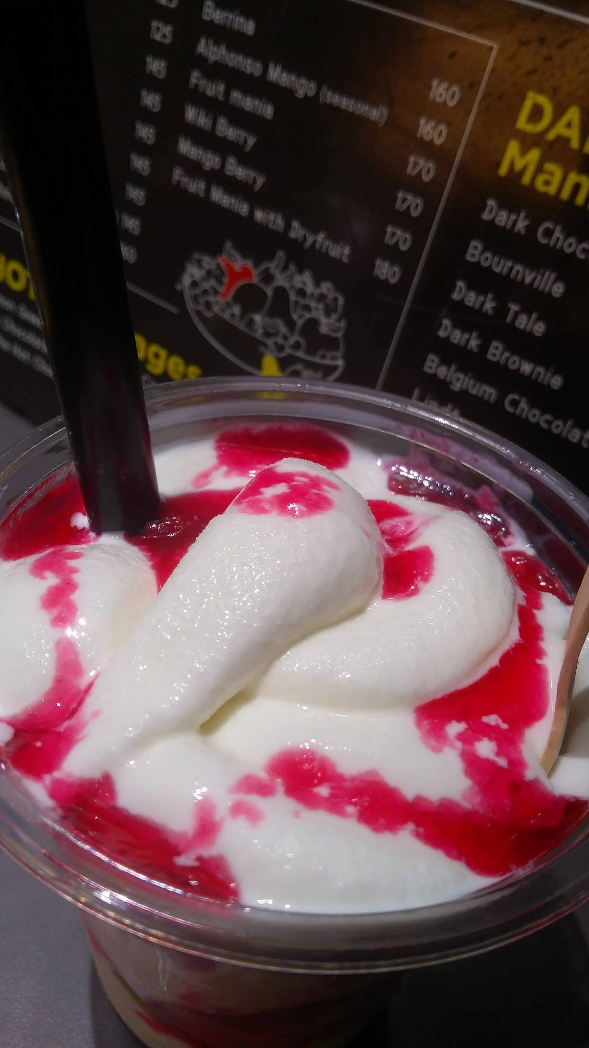 The Shake Maker, Mumbai menu