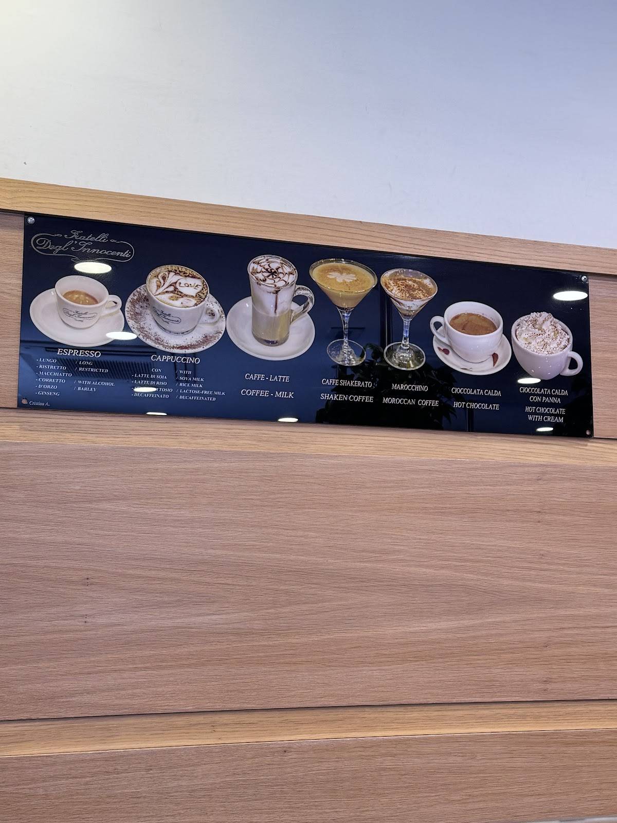 Menu di Caffè Degl'Innocenti 