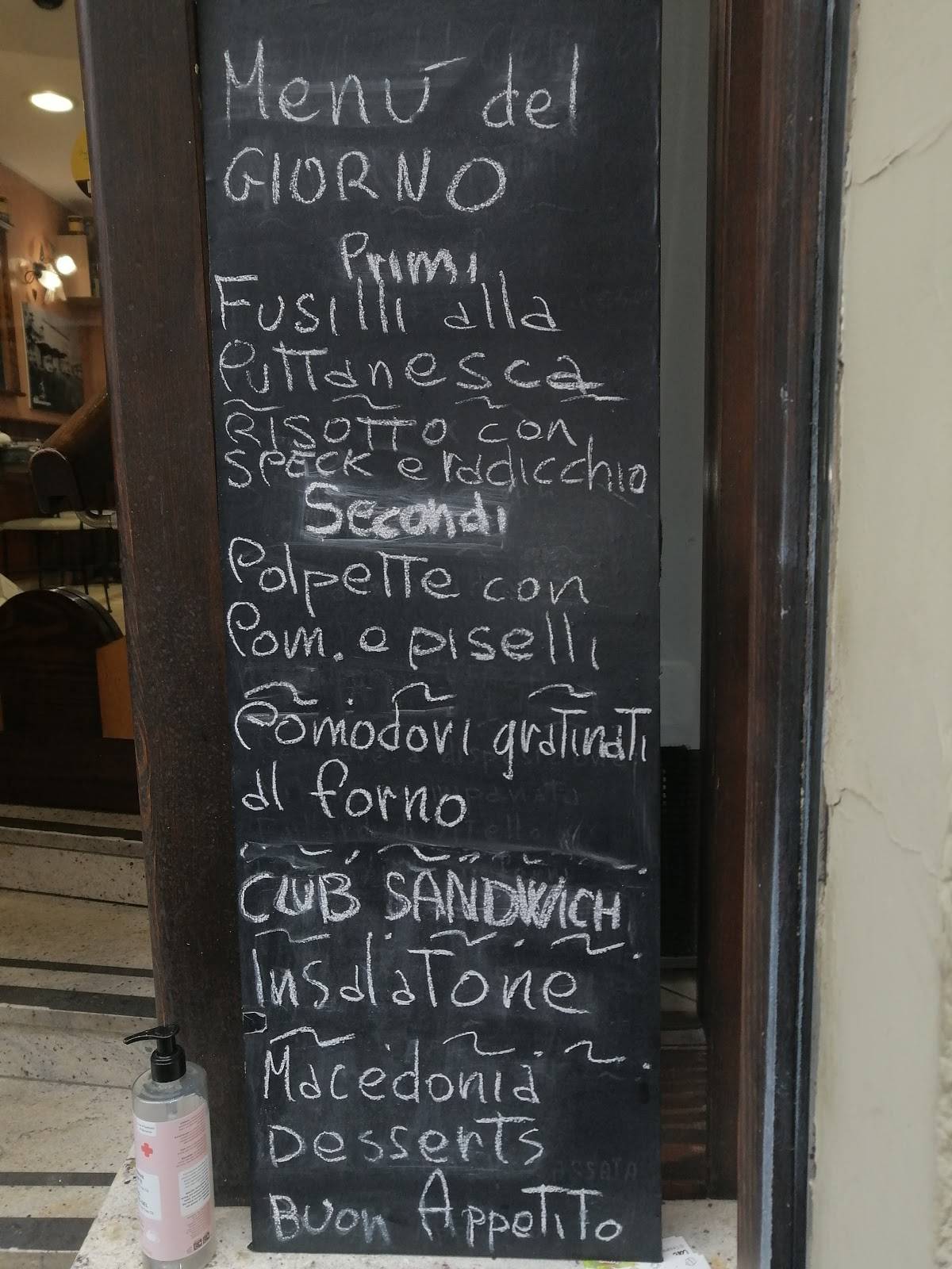 Menu di Cafè Vespucci 