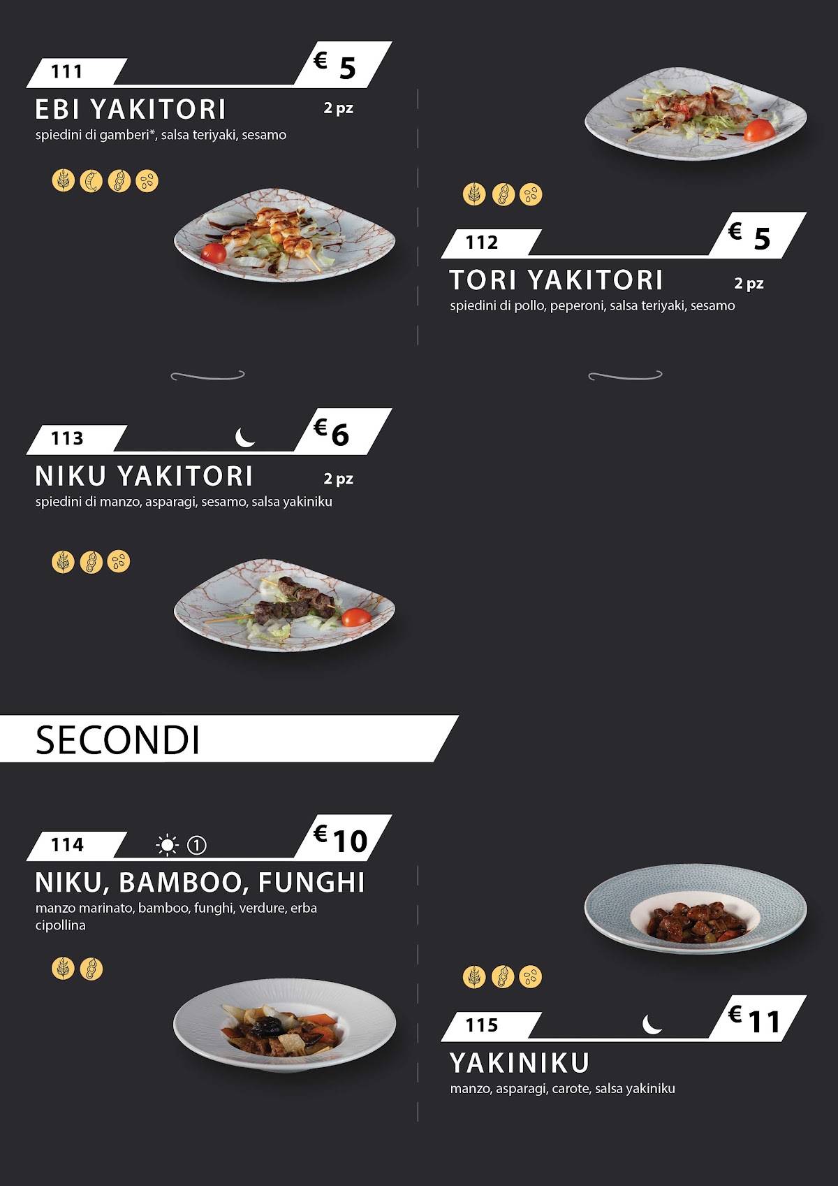 Menu di Flying Fish Cagliari 