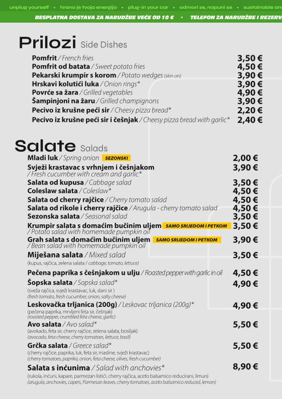 Menu di Unplugged Bar & Grill 