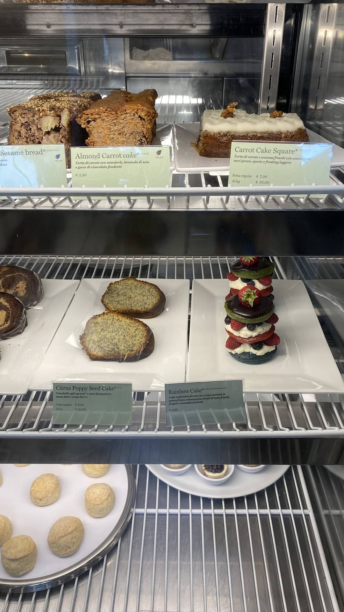 Menu di California Bakery 