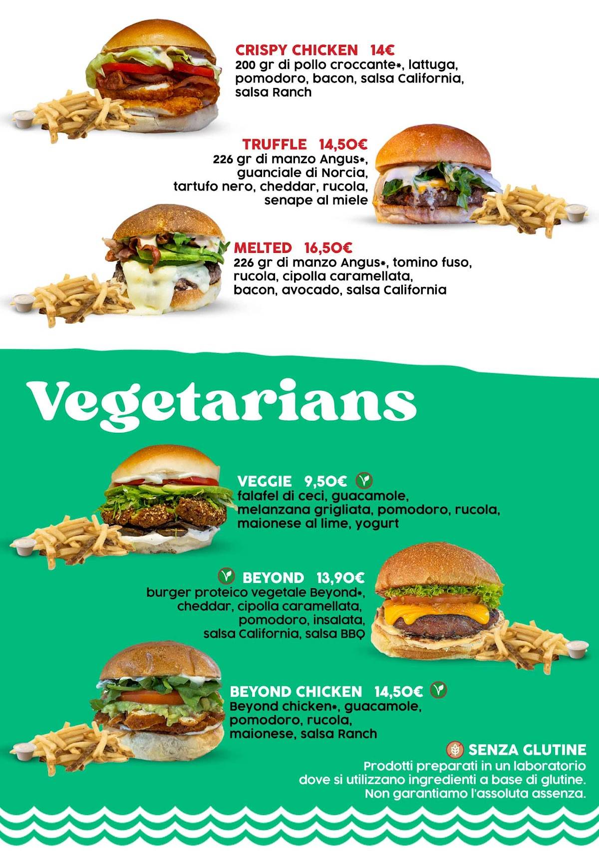 Menu di California Cookhouse - Mazzini 