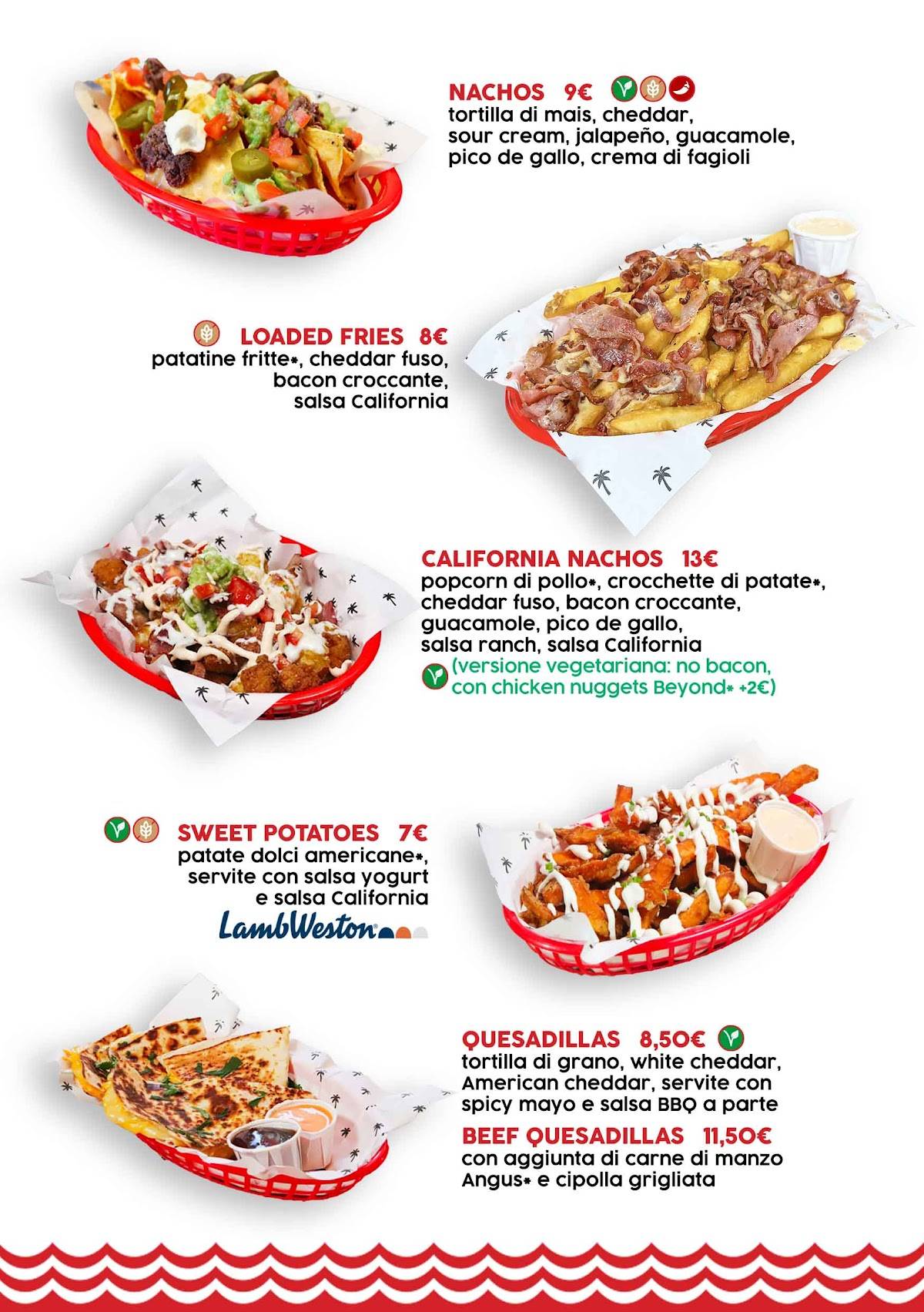 Menu di California Cookhouse - Mazzini 