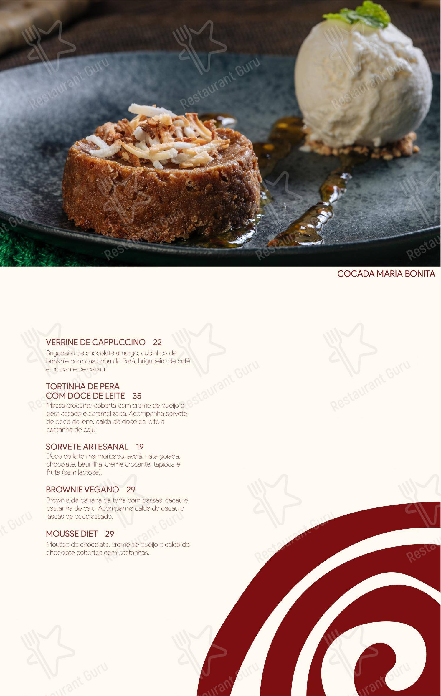 Коктейльная карта para Camarões Potiguar restaurante
