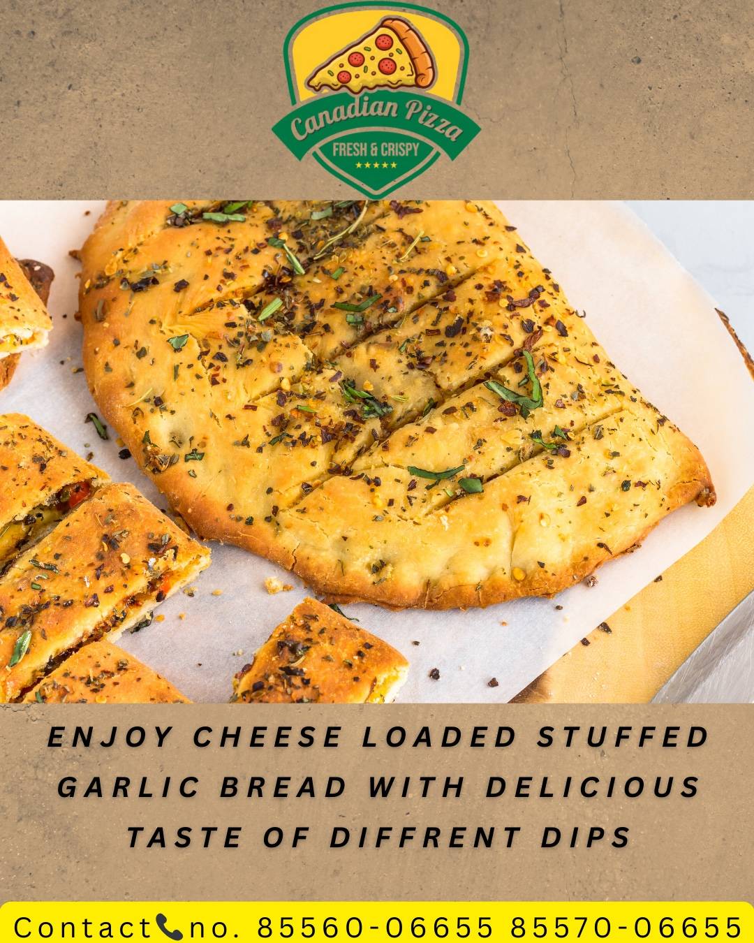 Canadian Pizza menu