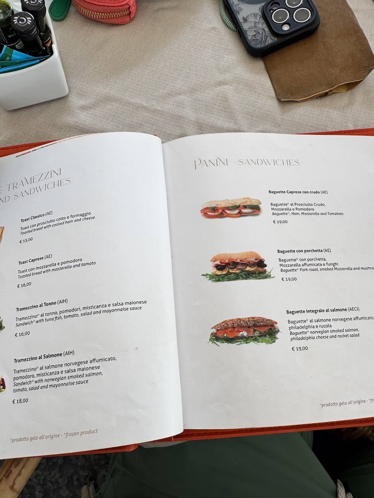 Menu di Gran Caffè R. Vuotto 