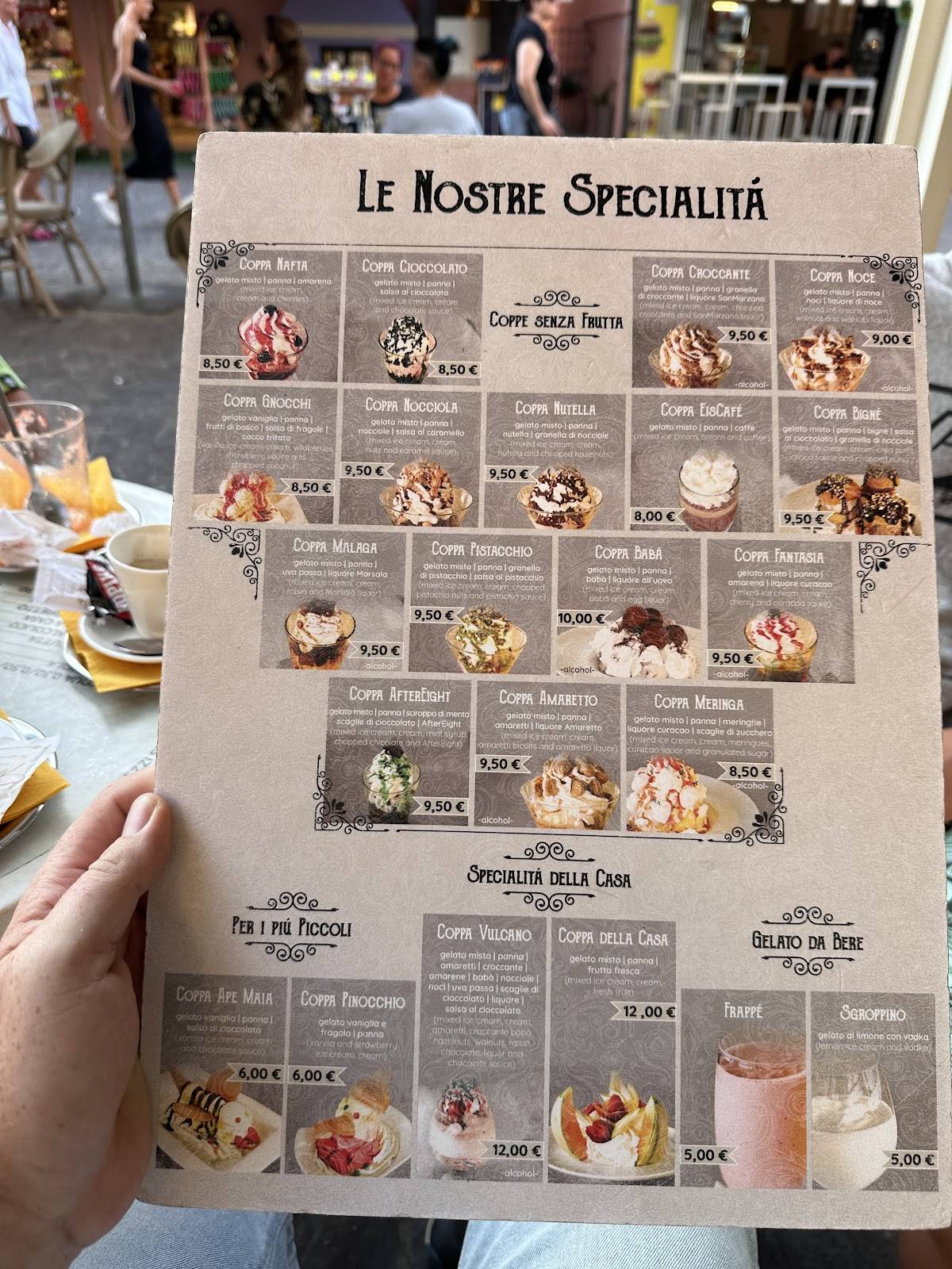 Menu di Gelateria Casa del Gelato 