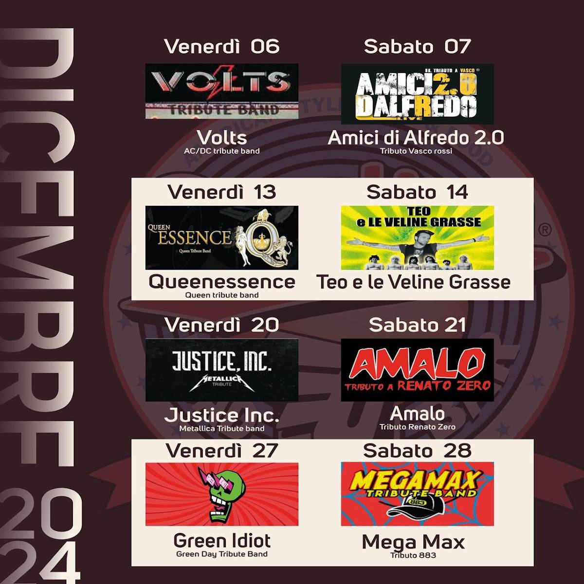 Menu di Gasoline Road Bar Brescia 