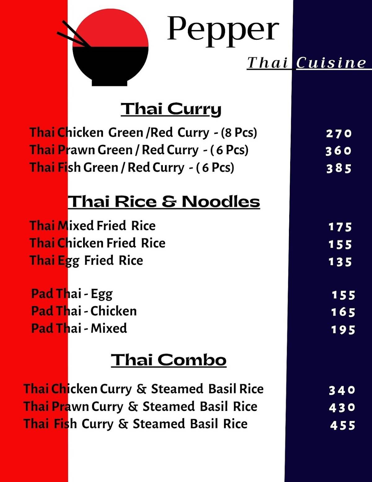 Turban Box menu