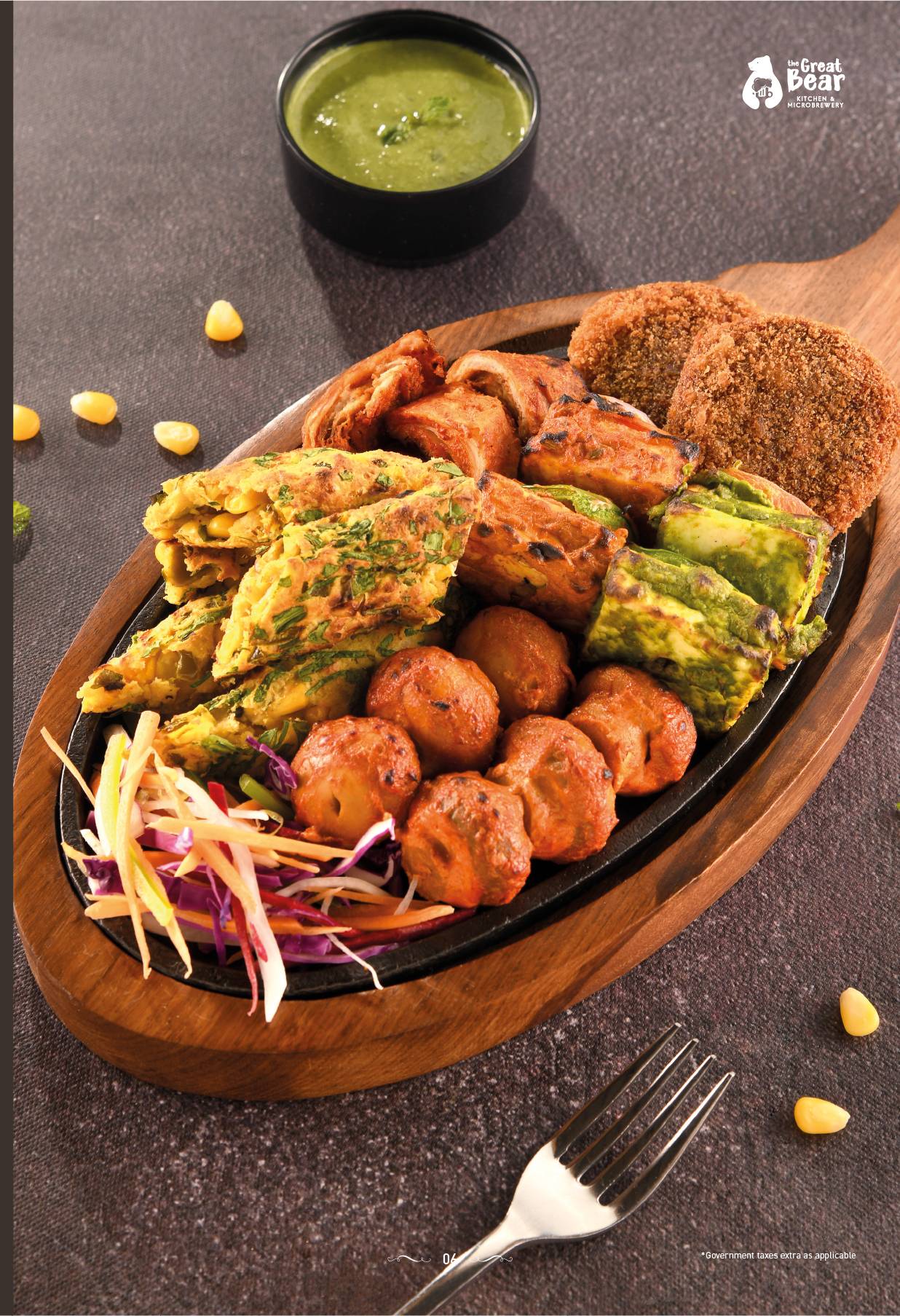 The Great Bear Kitchen & Microbrewery menu