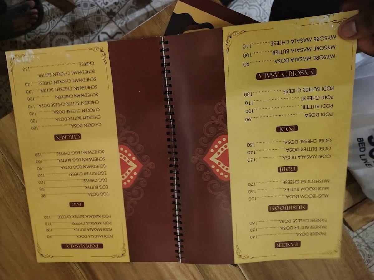 Che Live Shack menu