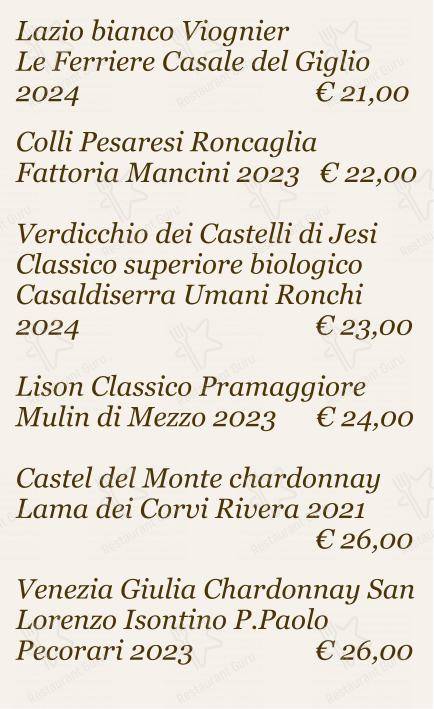 Menu di Checchino dal 1887 - 菜单