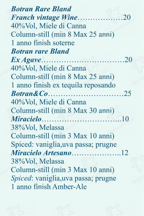 Dinner Menu per Checchino dal 1887 in Roma
