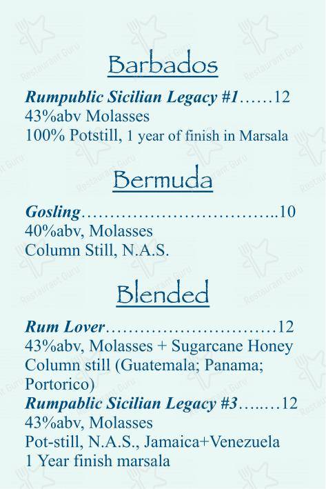 Takeaway Menu per Checchino dal 1887 ristorante