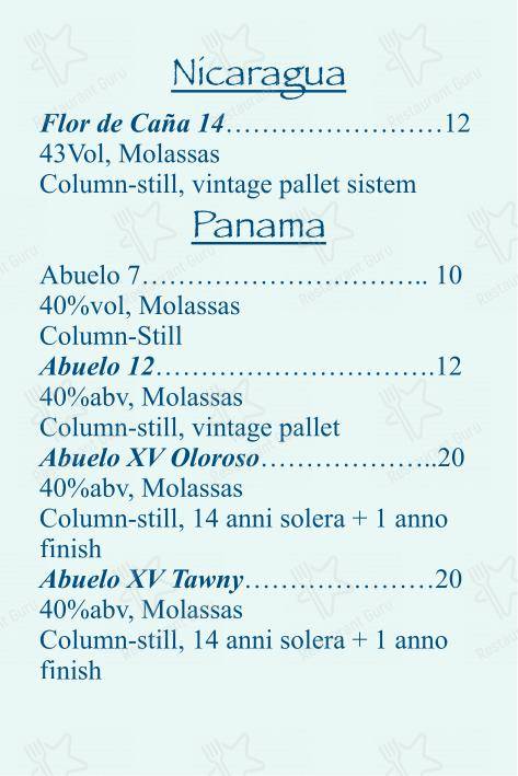 Menu di Checchino dal 1887 - Takeaway Menu