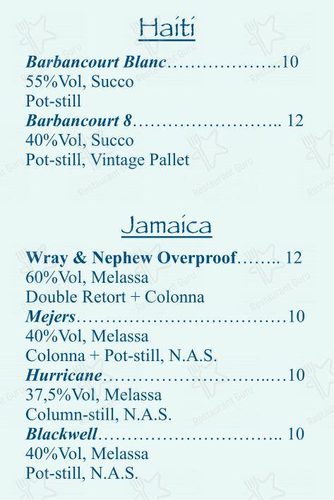 Menu di Checchino dal 1887 - Dinner Menu