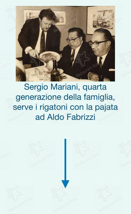 Menu per Checchino dal 1887 in Roma