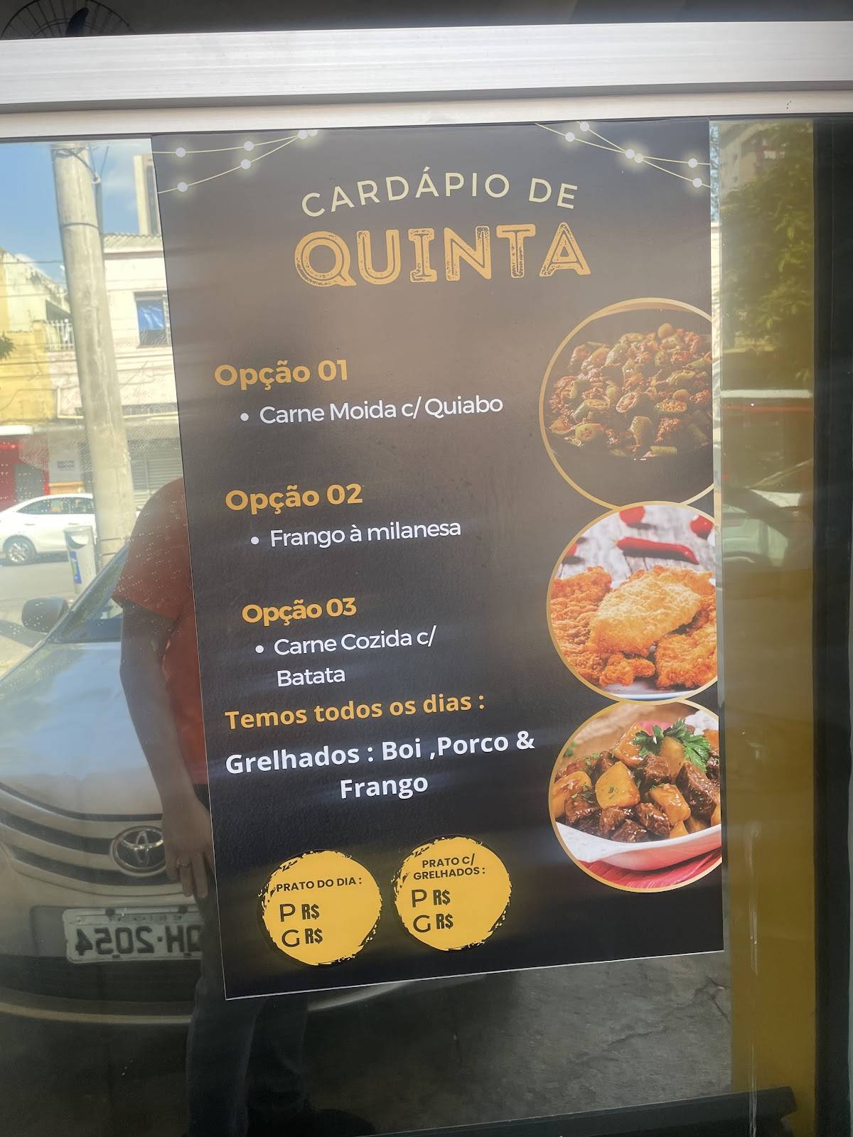 Cheiro e Sabor cardápio