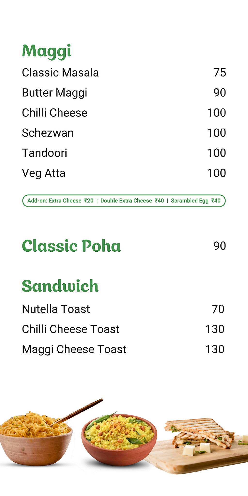 Chai Kings - Adyar menu