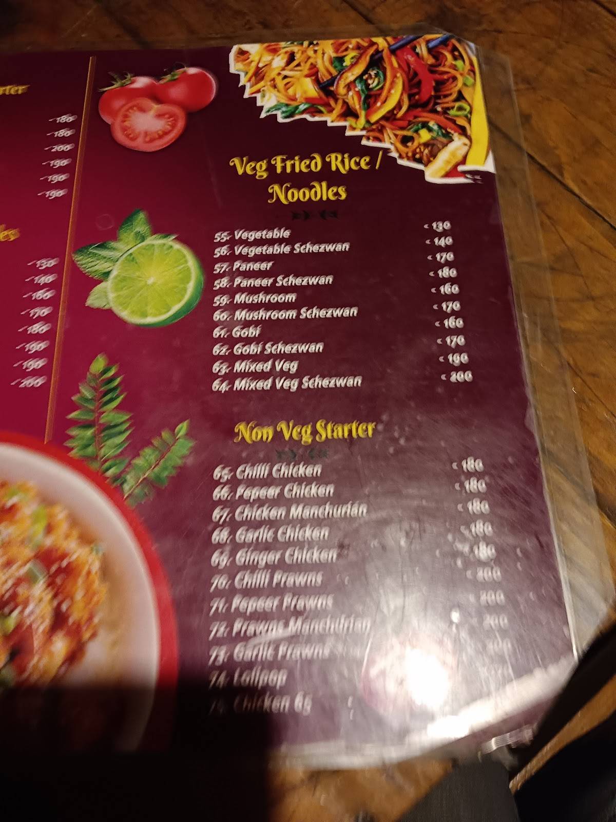 BBQ KITCHEN ADAMBAKKAM menu