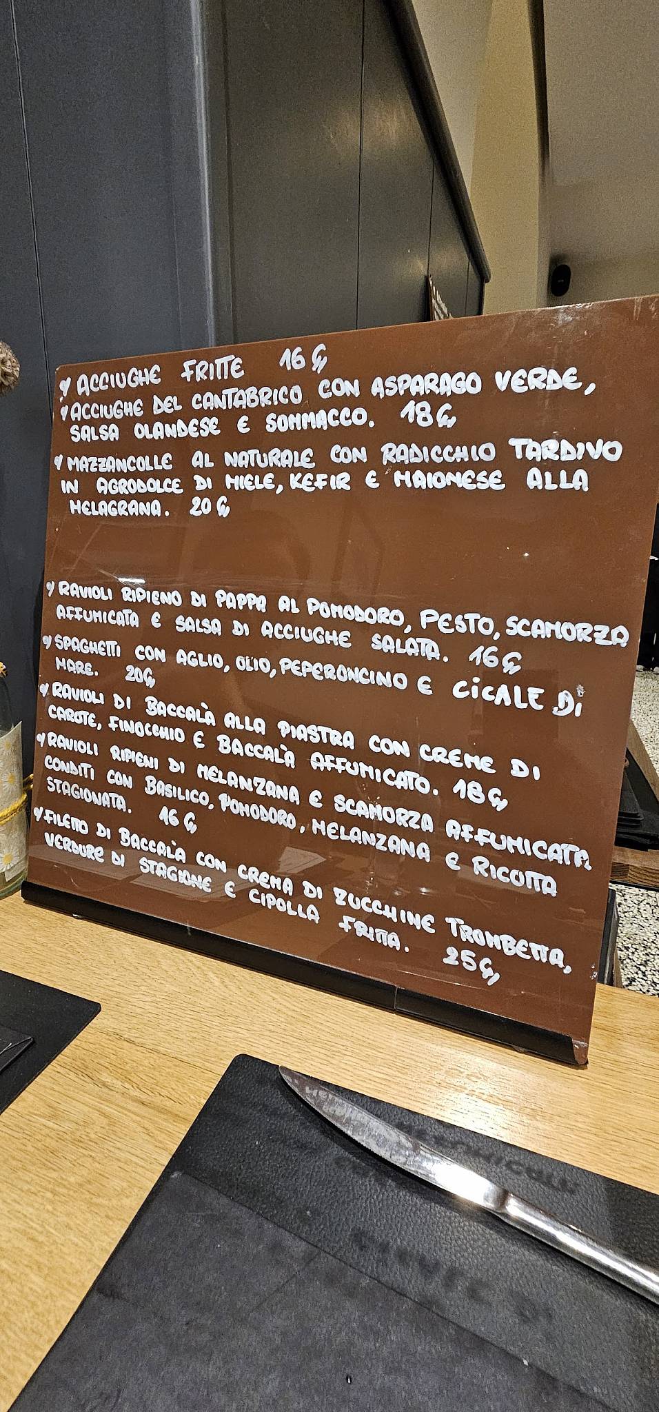 Menu di Ristorante Boccon Divino 