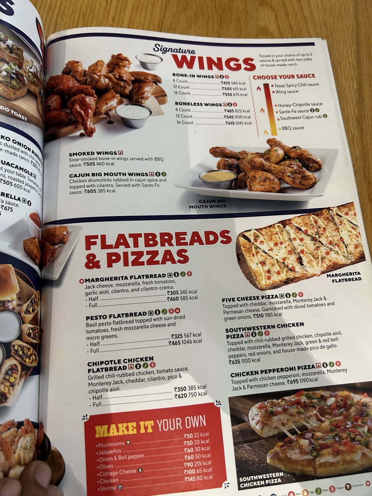 Chili's American Grill menu