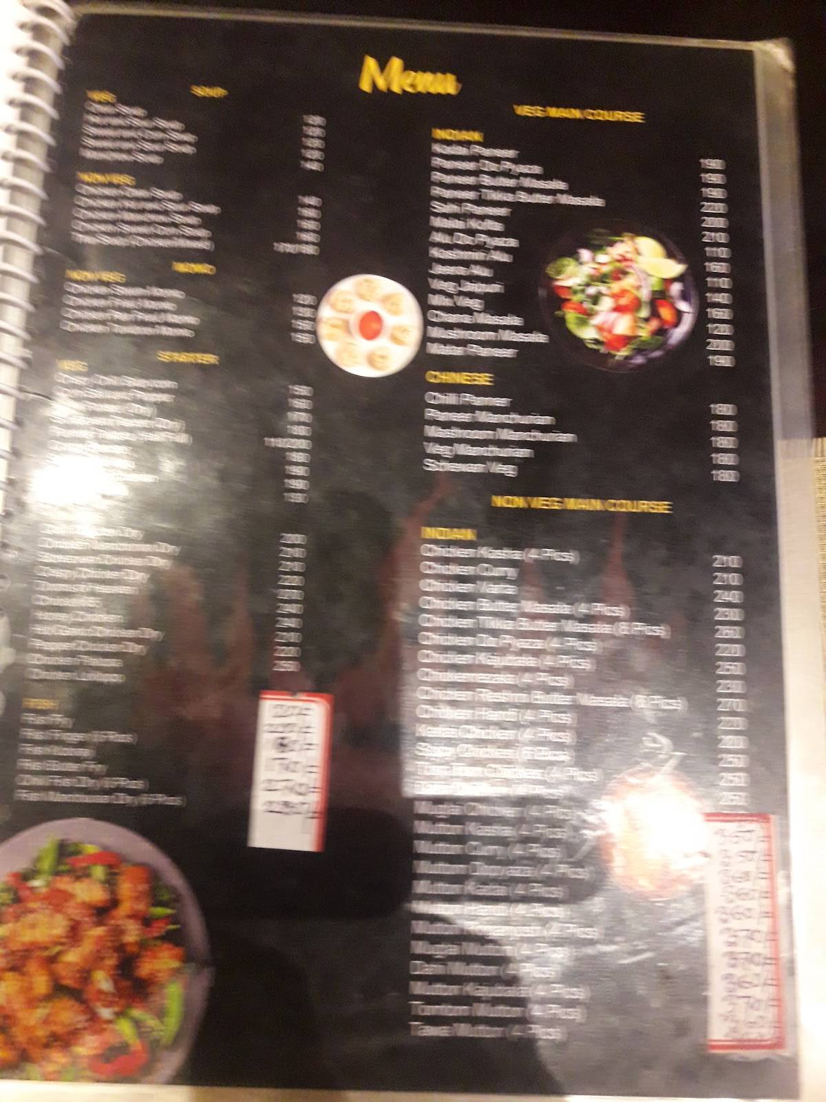 Chilli Pepper menu