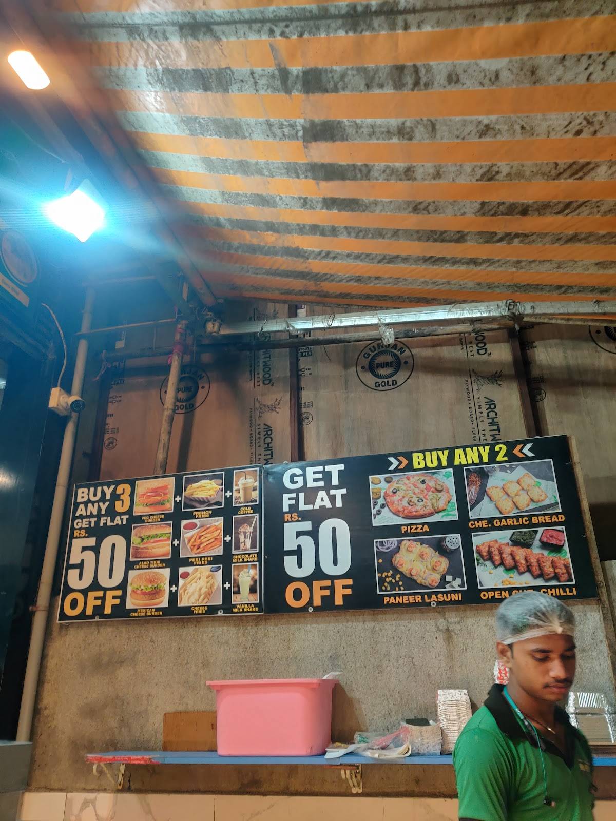 Chowpatty chaat menu