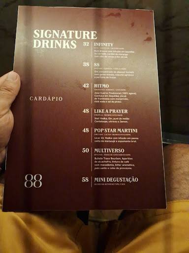Club 88 cardápio
