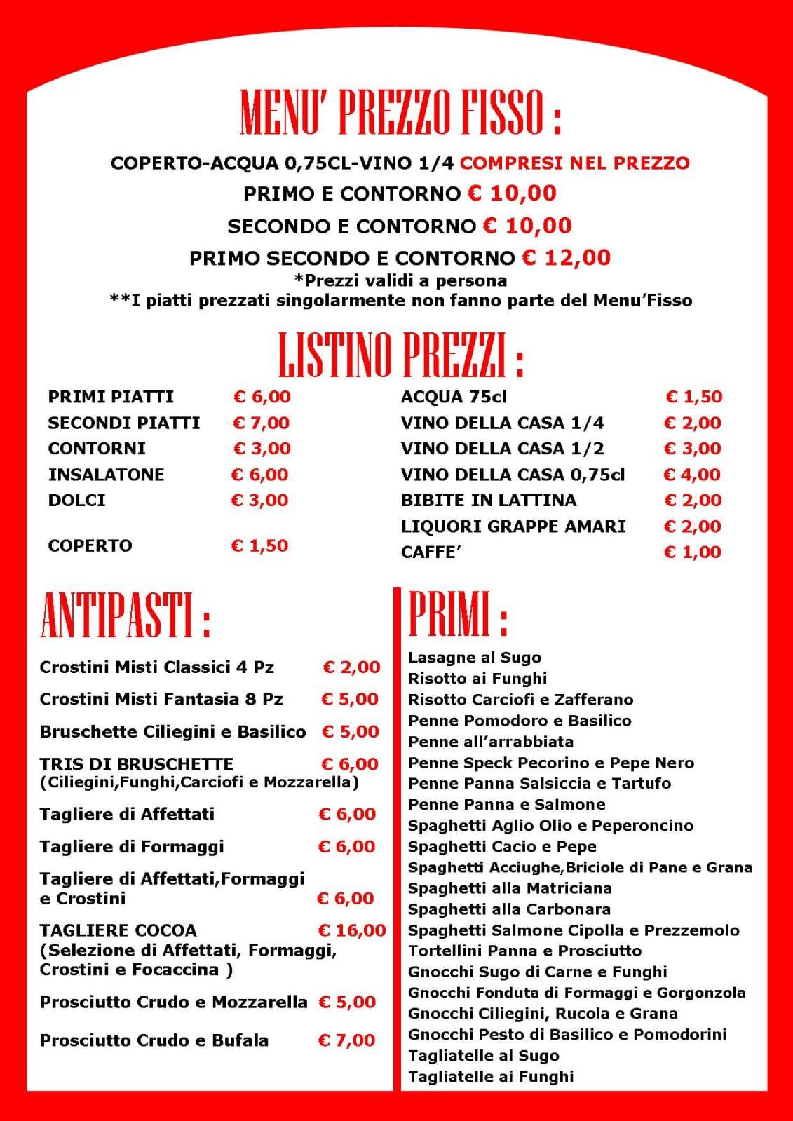 Menu di Cocoa 
