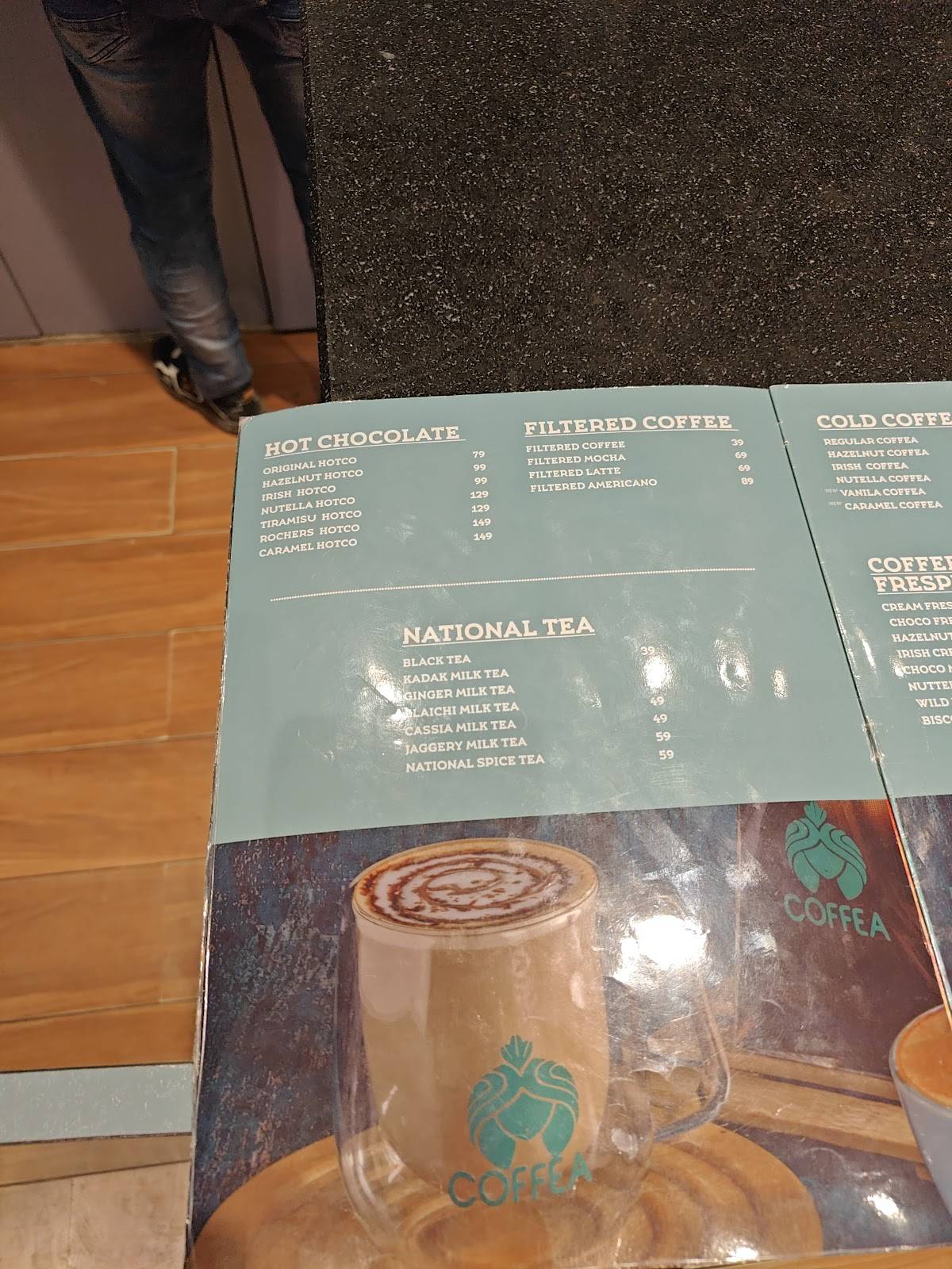 Coffea Indiabulls menu