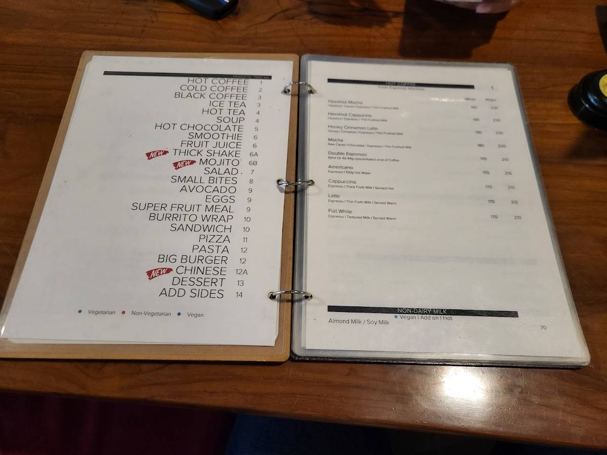 Coffeegram menu