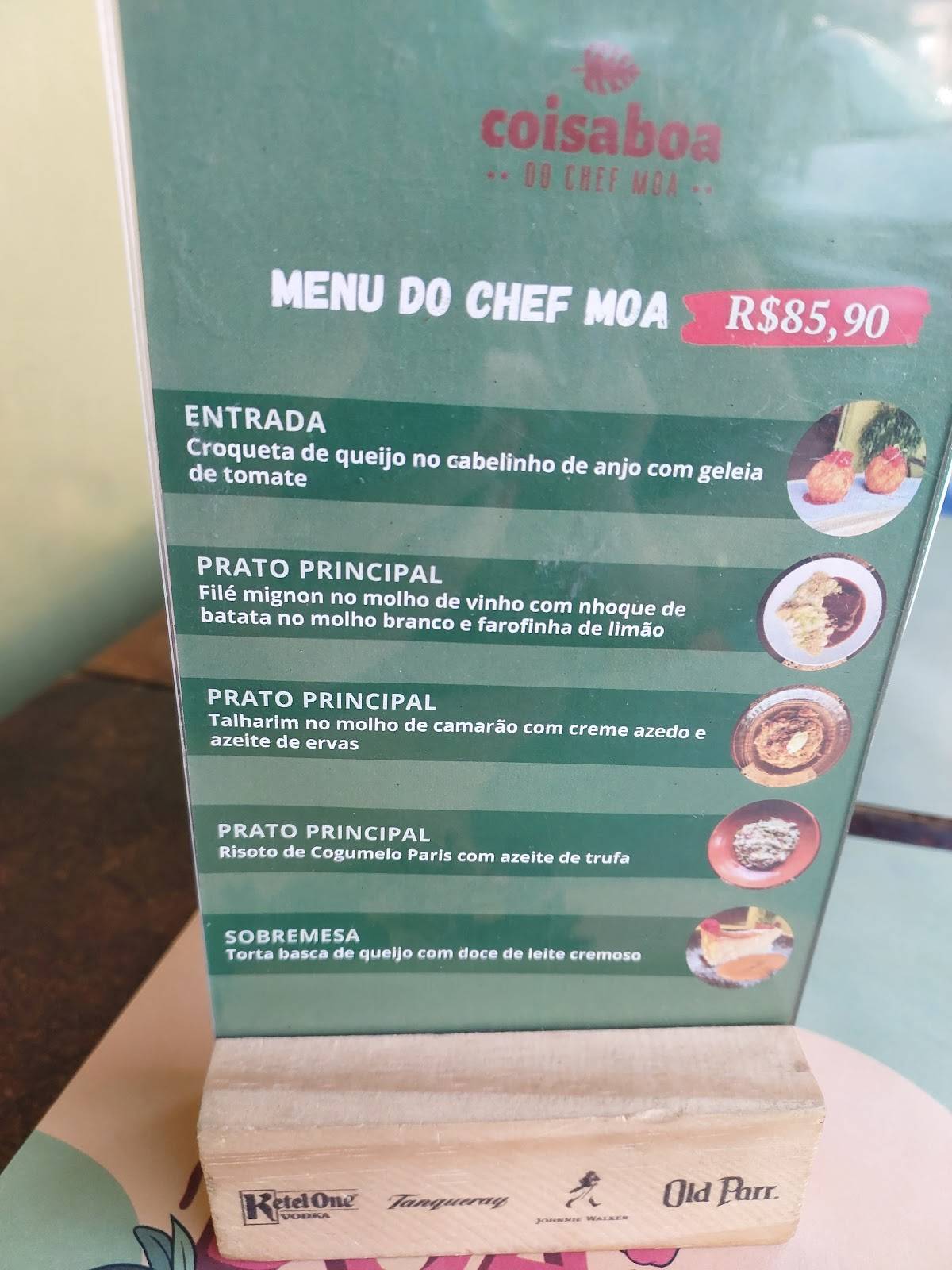 Coisa Boa Gastronomia cardápio