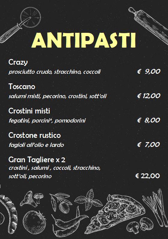 Menu di The Crazy Train 