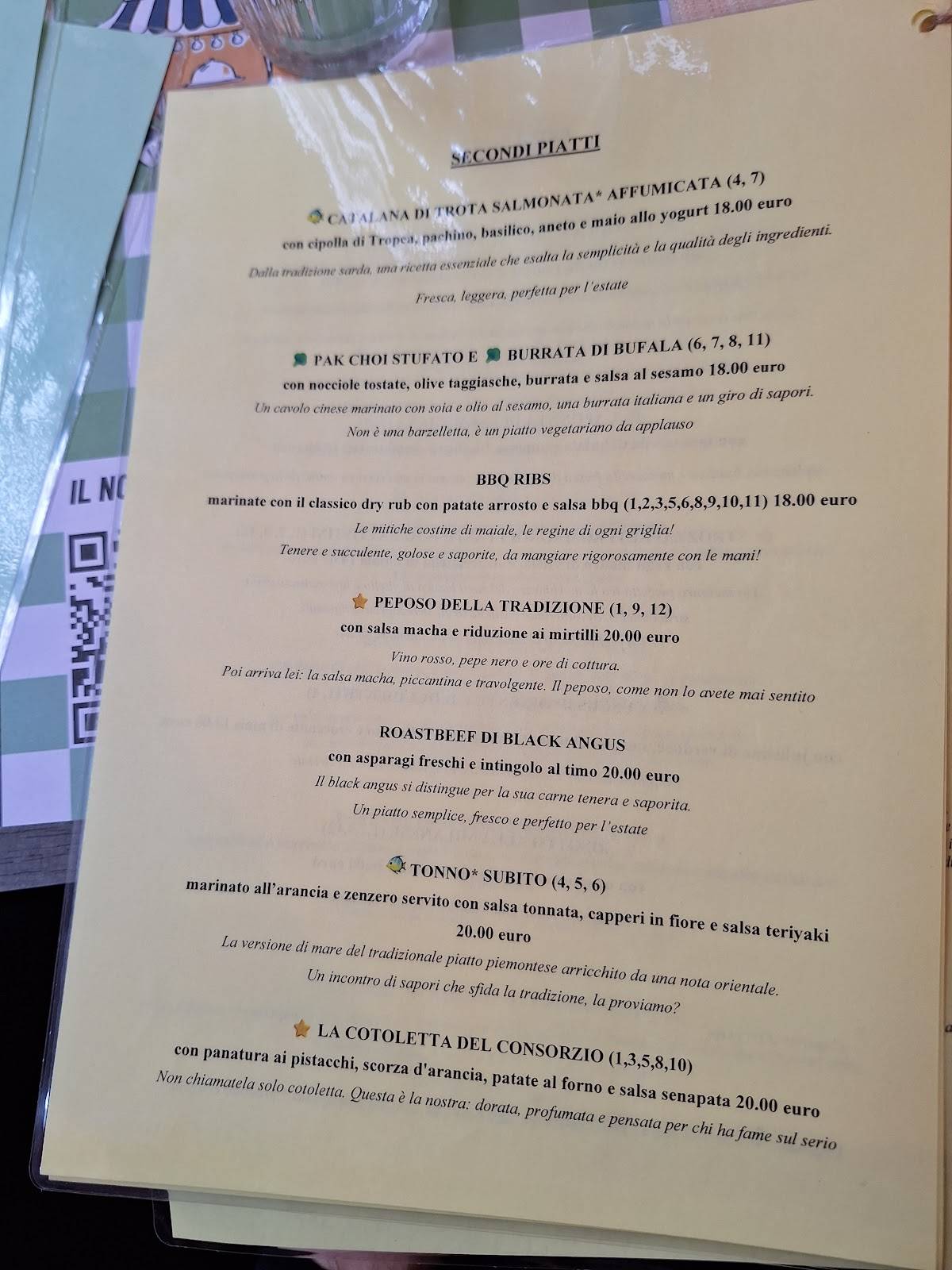 Menu di Consorzio Stoppani - La sagra della Cotoletta 