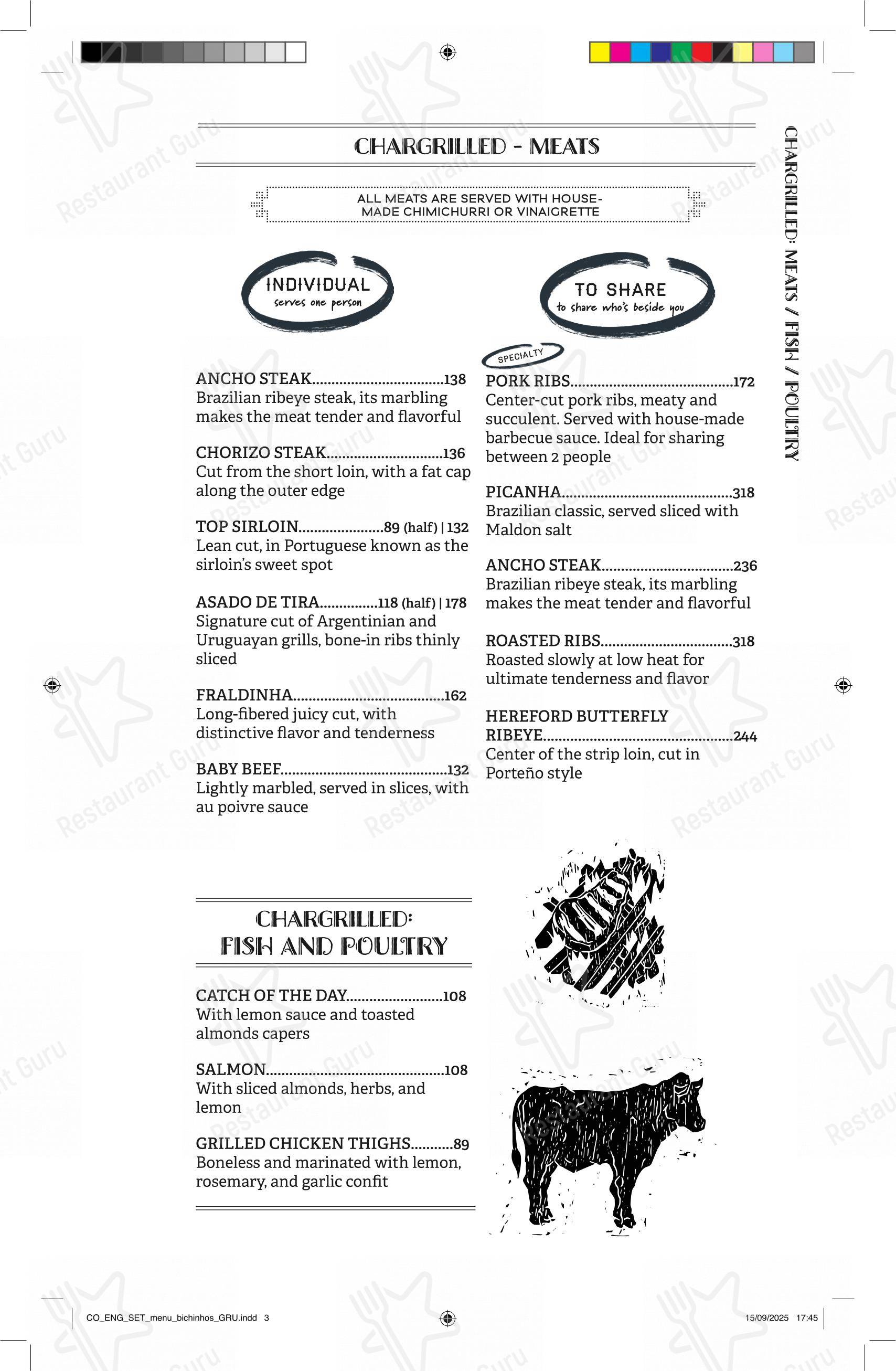 Restaurante Cortés menu - Коктейльная карта