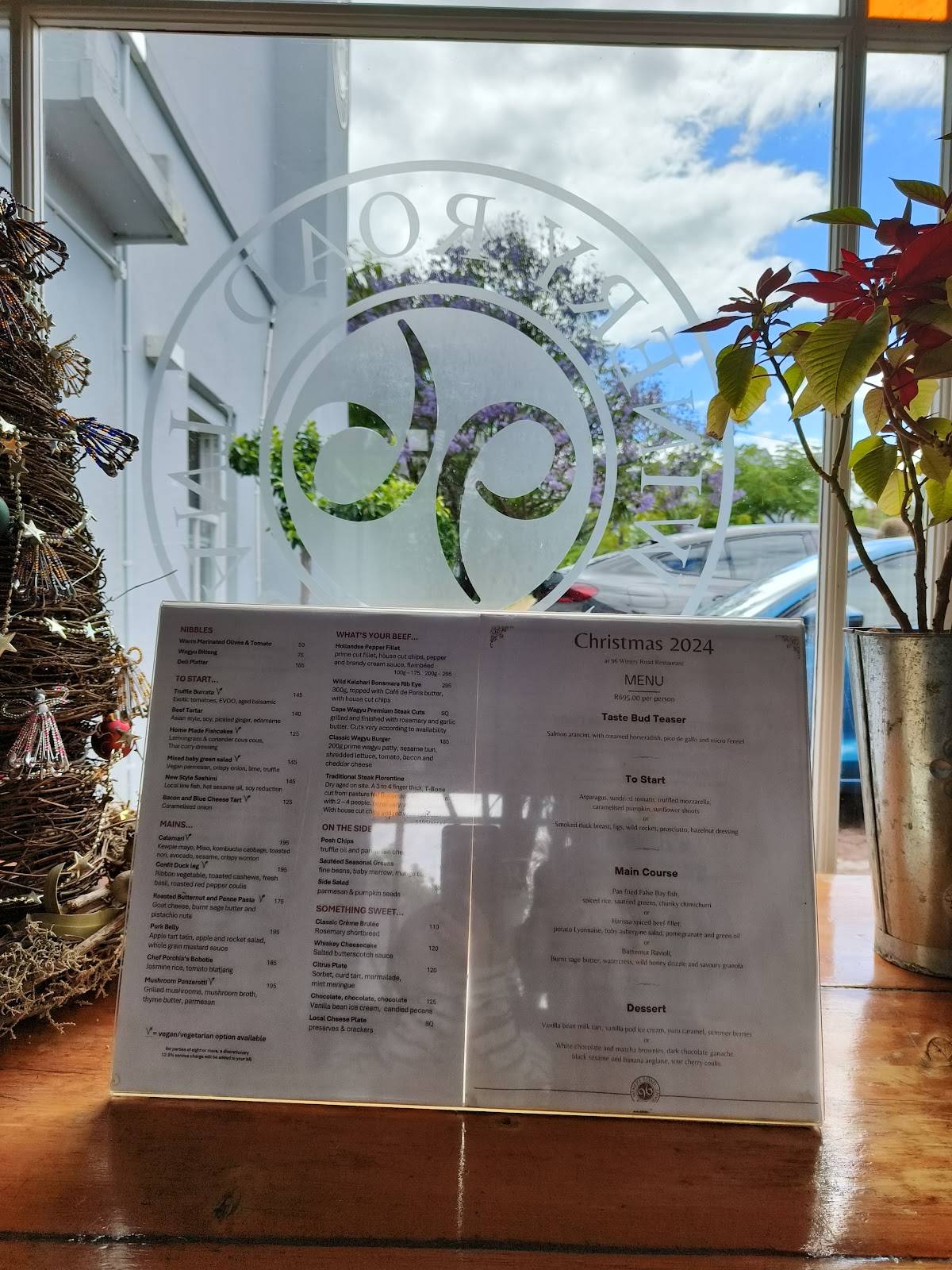Menu de Country Guesthouse