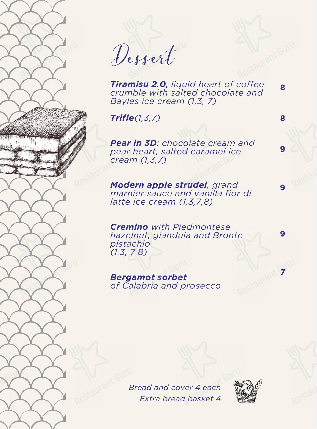 Cris Fish - Bistrot in Frascati - Menu bar
