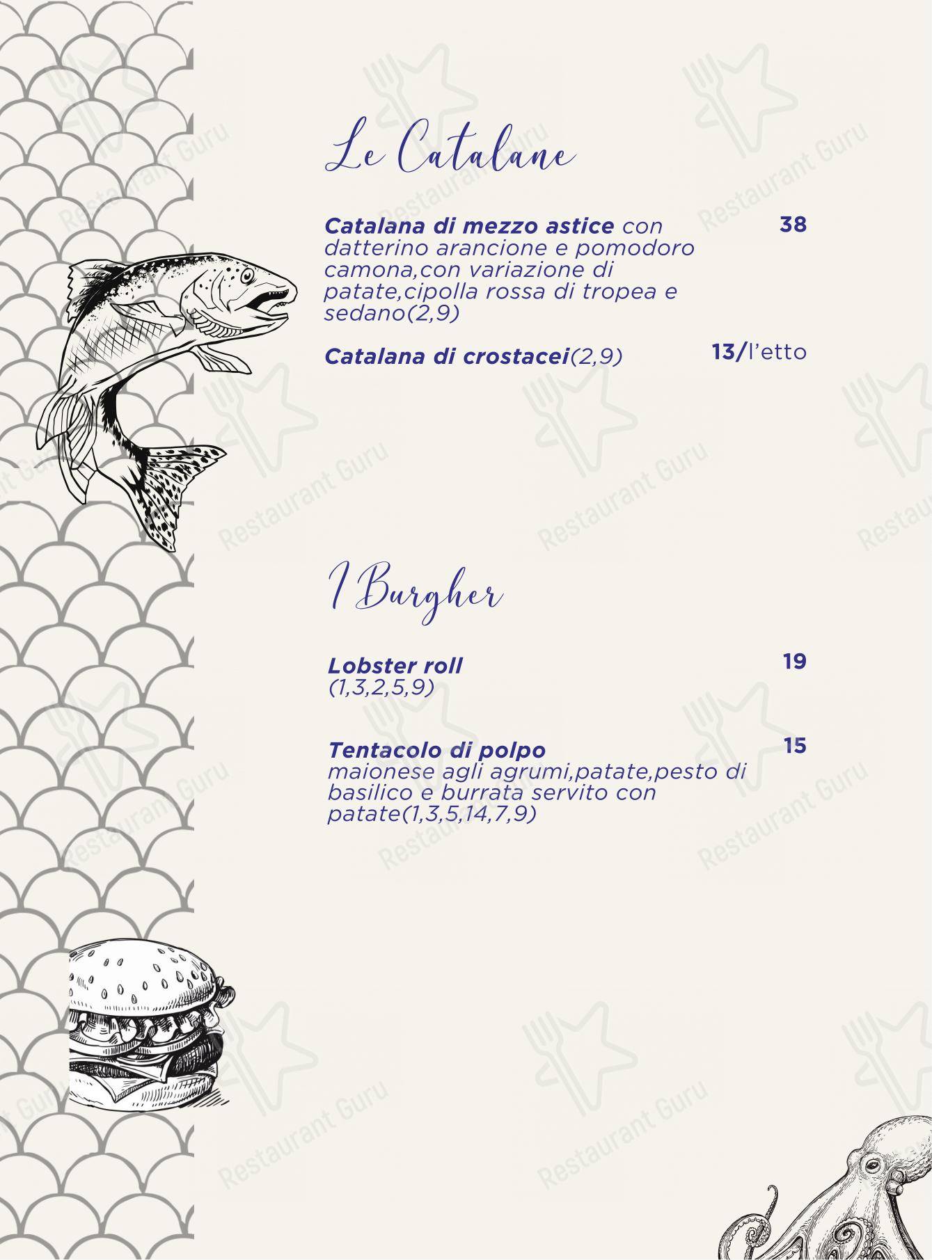 Cris Fish - Bistrot in Frascati - Menu