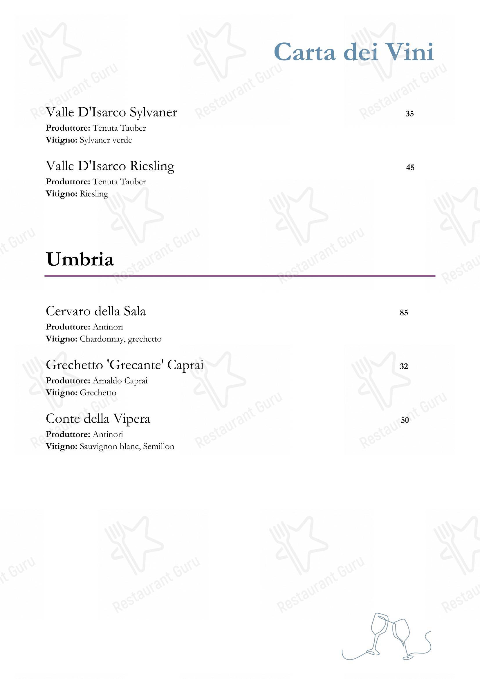 Menu di Cris Fish - Bistrot - 菜单