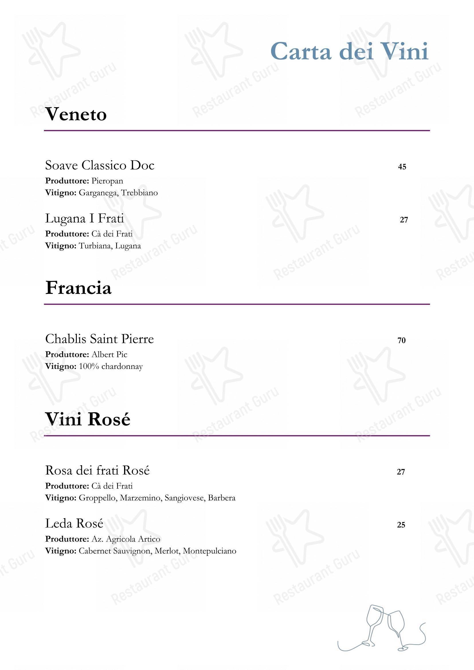 Cris Fish - Bistrot in Frascati - 菜单