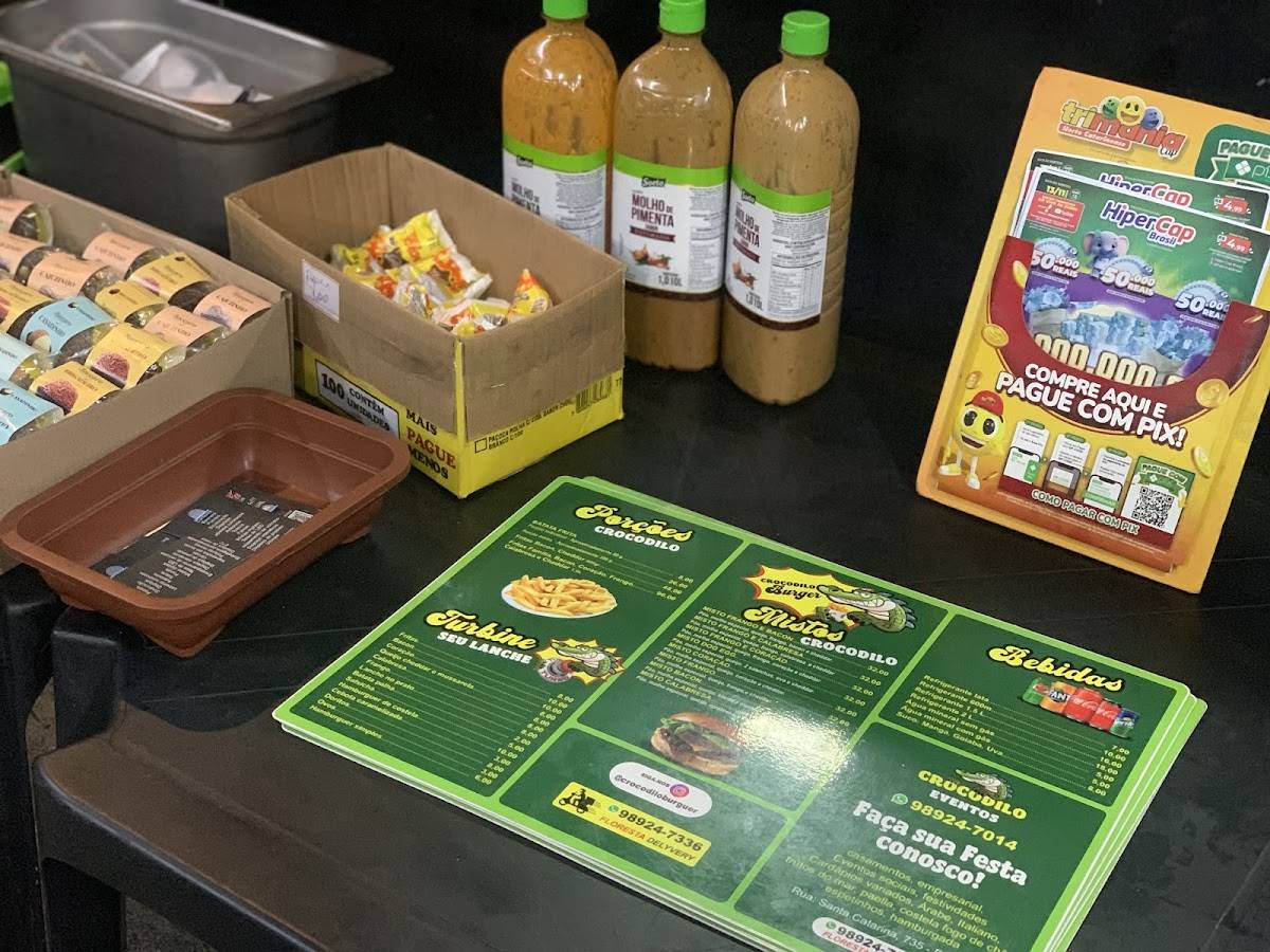 Crocodilo Burger cardápio