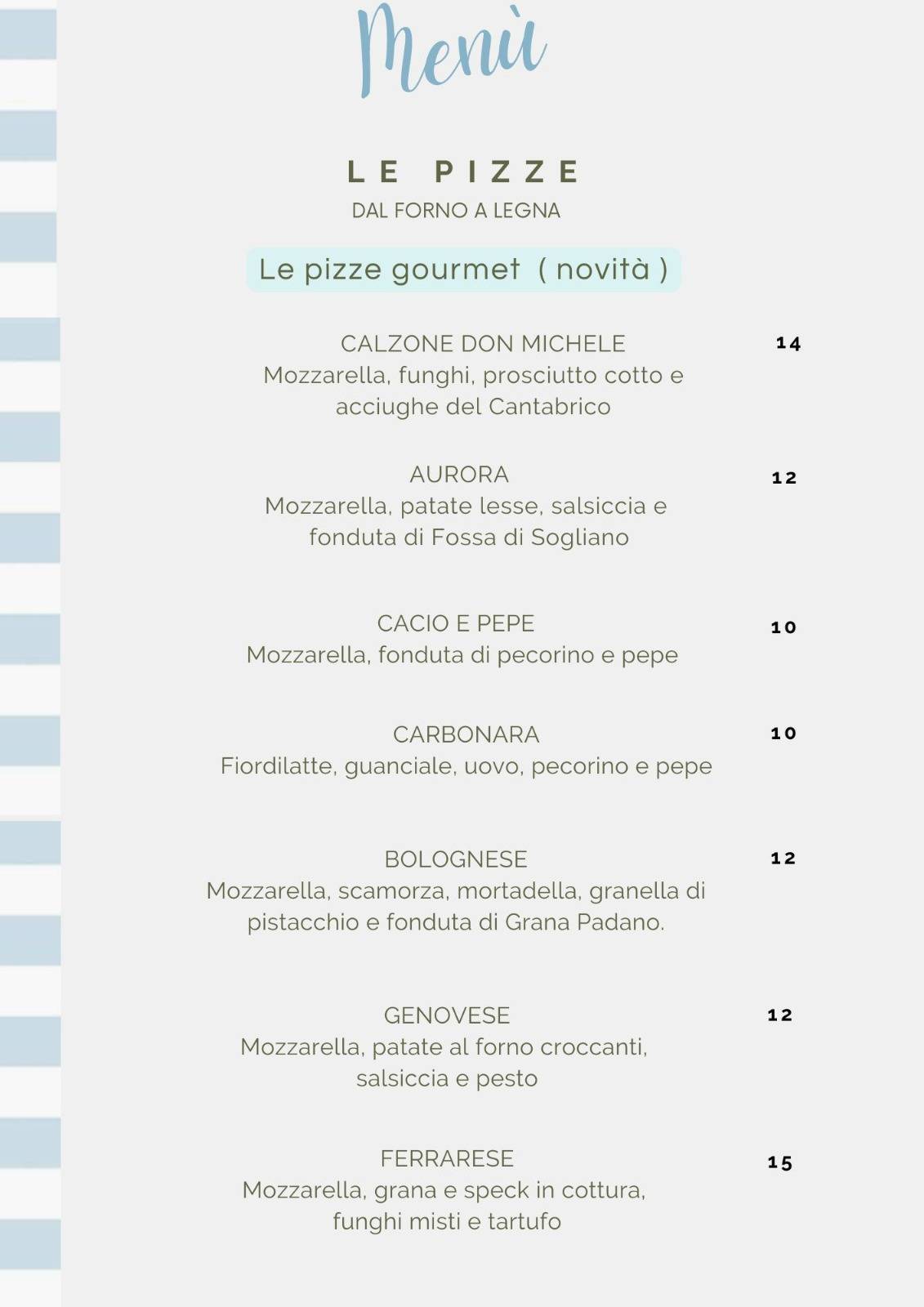Menu di Ristorante Crostini e Vini 