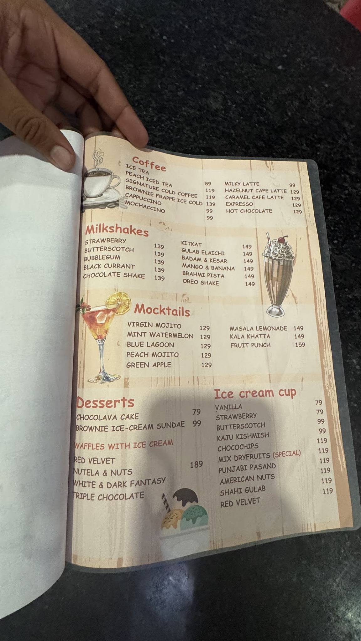Crunchil menu