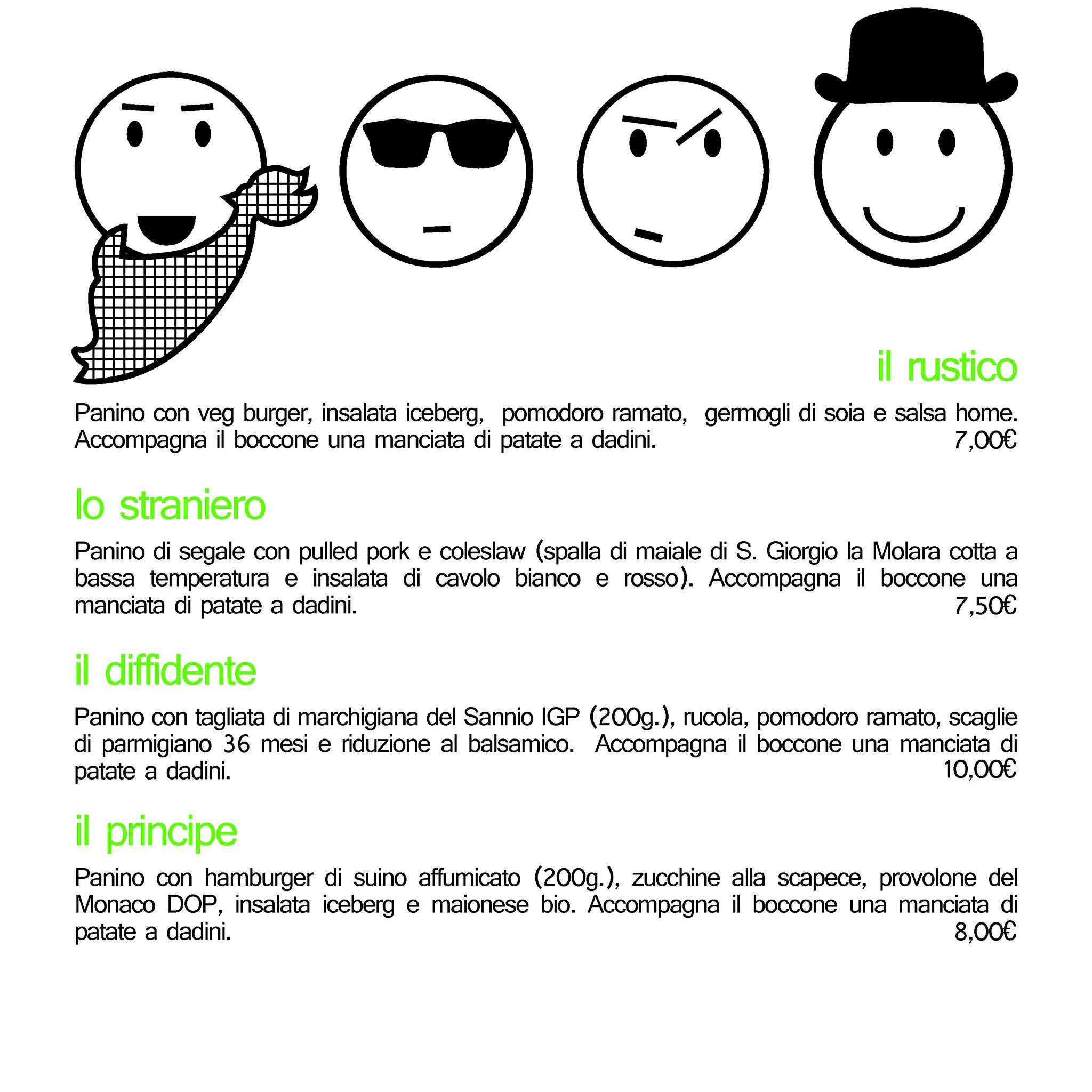 Menu di Cucù di Francesco Lama 